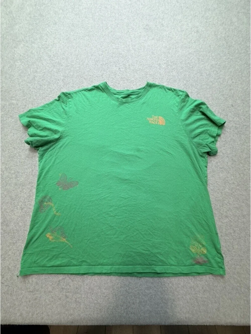 Vintage The North Face Mens T-Shirt XXL Green Outdoors Have More Fun Graphic